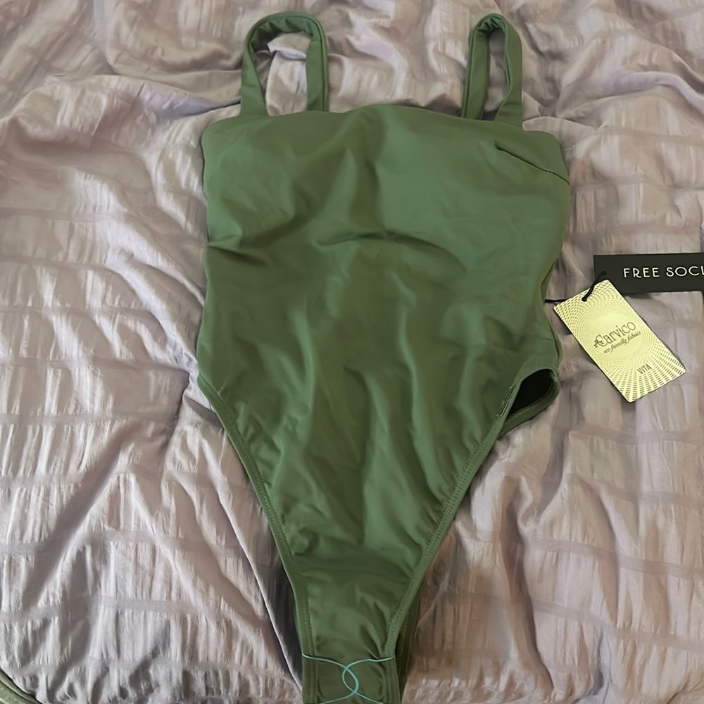FREE SOCIETY Green One-Piece